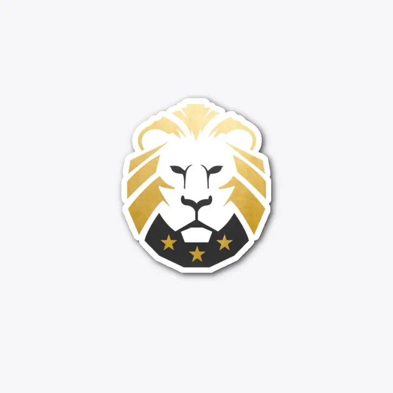 Trump Gold Lion Sticker